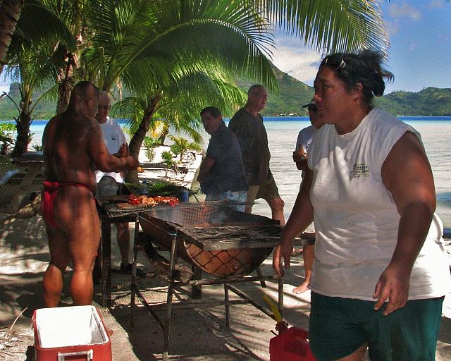 Cooking lunch