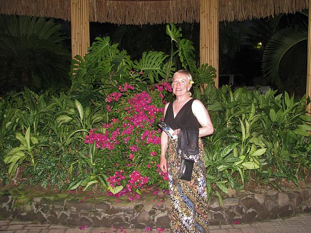 Dressed for the show at the Intercontinental
