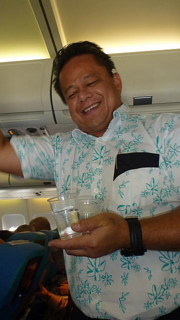 Air Tahiti Nui flight attendants were delightful!