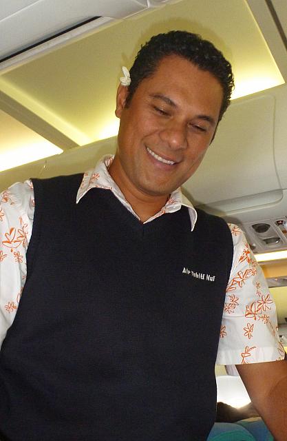 Hunky ATN flight attendant