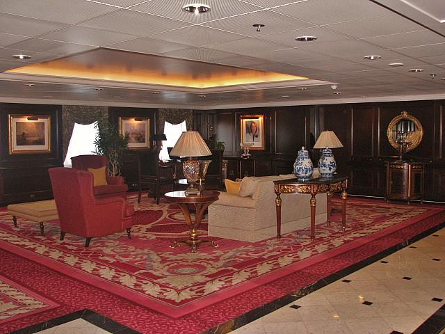 In the reception area