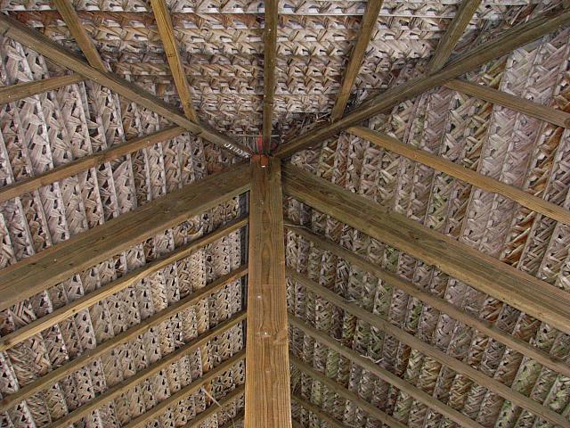 Roof of the lunch shelter
