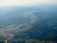 The Columbia River flows to the Pacific Ocean