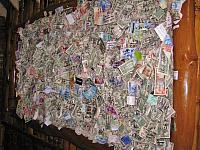 'Money wall' at Bloody Mary's