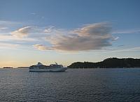Paul Gauguin anchored near Vaitape