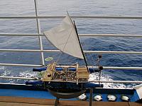 The vaka (Polynesian canoe) is ready