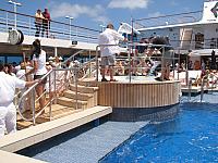 Fishing competition in the hottub