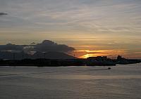 Sunset over Papeete
